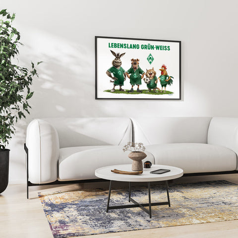 Plakat Werder Bremen-Stadtmusikanten