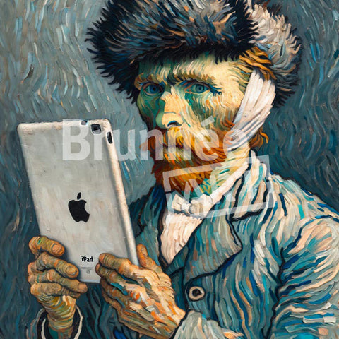 Plakat ironische Kunstgeschichte „Vincent van Gogh“