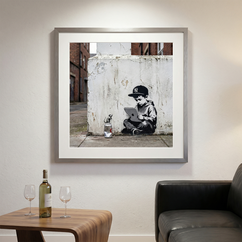 Limitierter Fine Art-Print, 12-farbig gedruckt „Banksy“