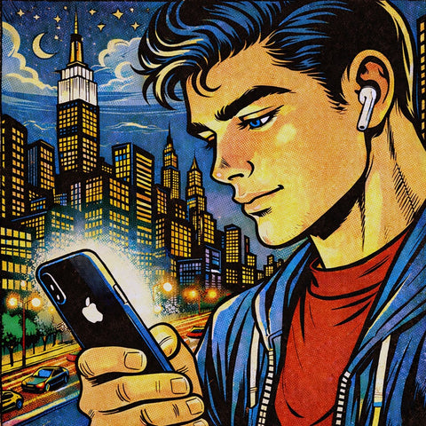 Limitierter Fine Art-Print, 12-farbig gedruckt „Joe Shuster“